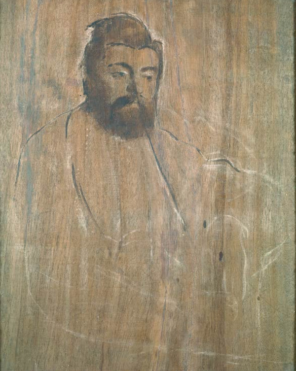 Kunstdruck des Gemäldes „Portrait d'homme (Probablement Valpinçon)“ von Edgar Degas, detailgetreu reproduziert und in Deutschland von Hand gefertigt.