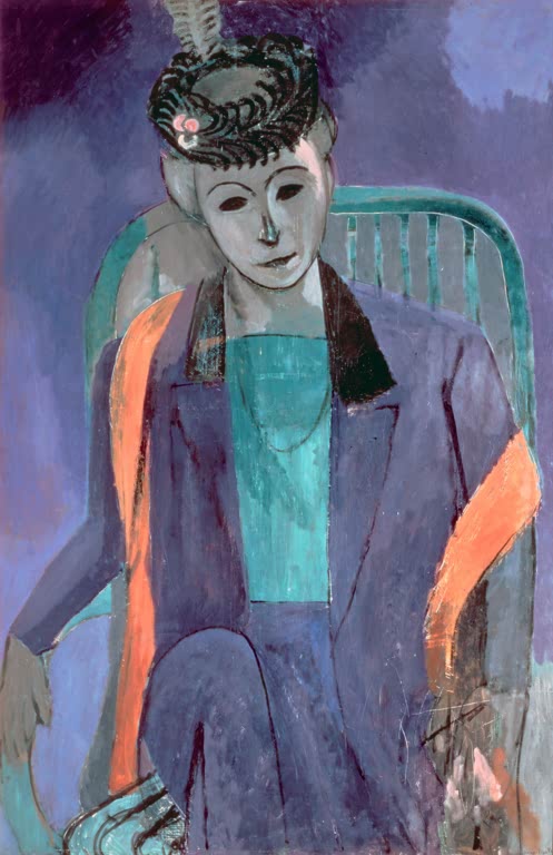 Kunstdruck des Gemäldes „Portrait de Madame Matisse“ von Henri Matisse, als Poster oder Leinwand erhältlich, auf Wunsch gerahmt, in Deutschland per Hand gefertigt.