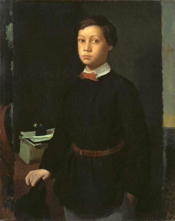 Kunstdruck des Porträts „Portrait de René de Gas“ von Edgar Degas, detailgetreu umgesetzt und hochwertig in Deutschland produziert.