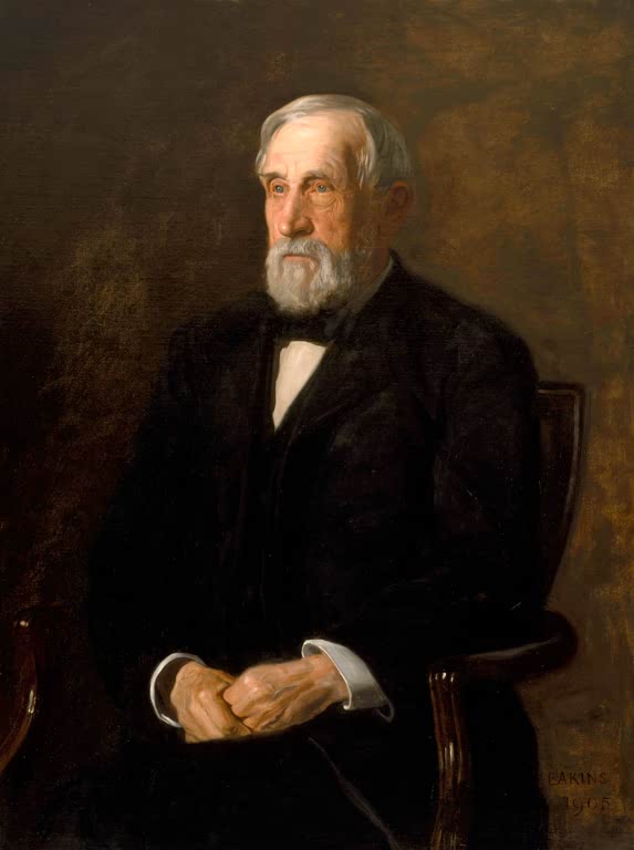 Kunstdruck des Gemäldes Portrait of John B. Gest von Thomas Eakins, handgefertigt in Deutschland