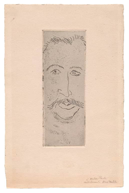 Kunstdruck „Porträt von Walter Pach“ von Henri Matisse, handgefertigt in Deutschland
