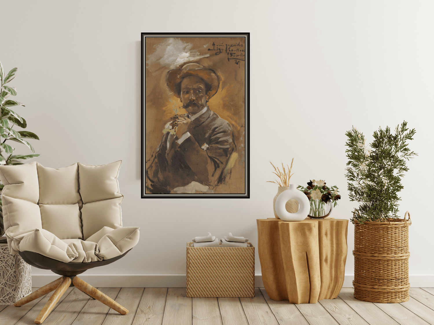 Portrait von dem Künstler Francesco Santoro, Rom | Joaquin Sorolla