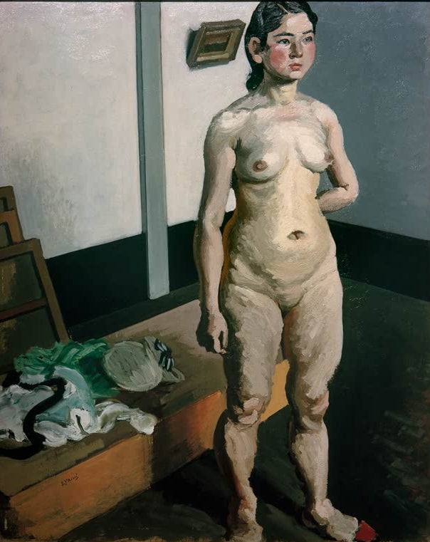 Kunstdruck Posierendes Modell von Sotaro Yasui