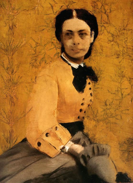 Kunstdruck des Gemäldes Prinzessin Pauline von Metternich von Edgar Degas mit dem Porträt der österreichischen Adligen Pauline von Metternich.