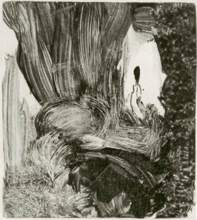 Edgar Degas Kunstdruck des feinen Porträts Profil mit Ohrring.