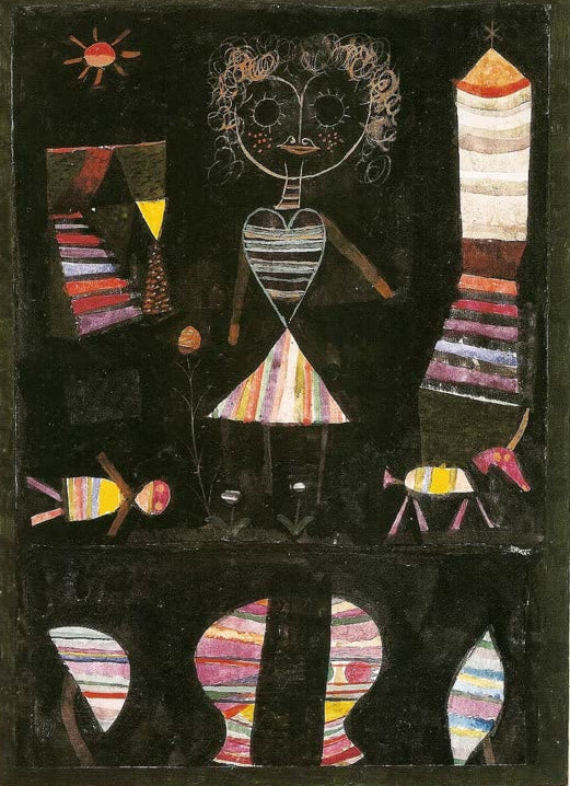 Kunstdruck „Puppentheater“ von Paul Klee