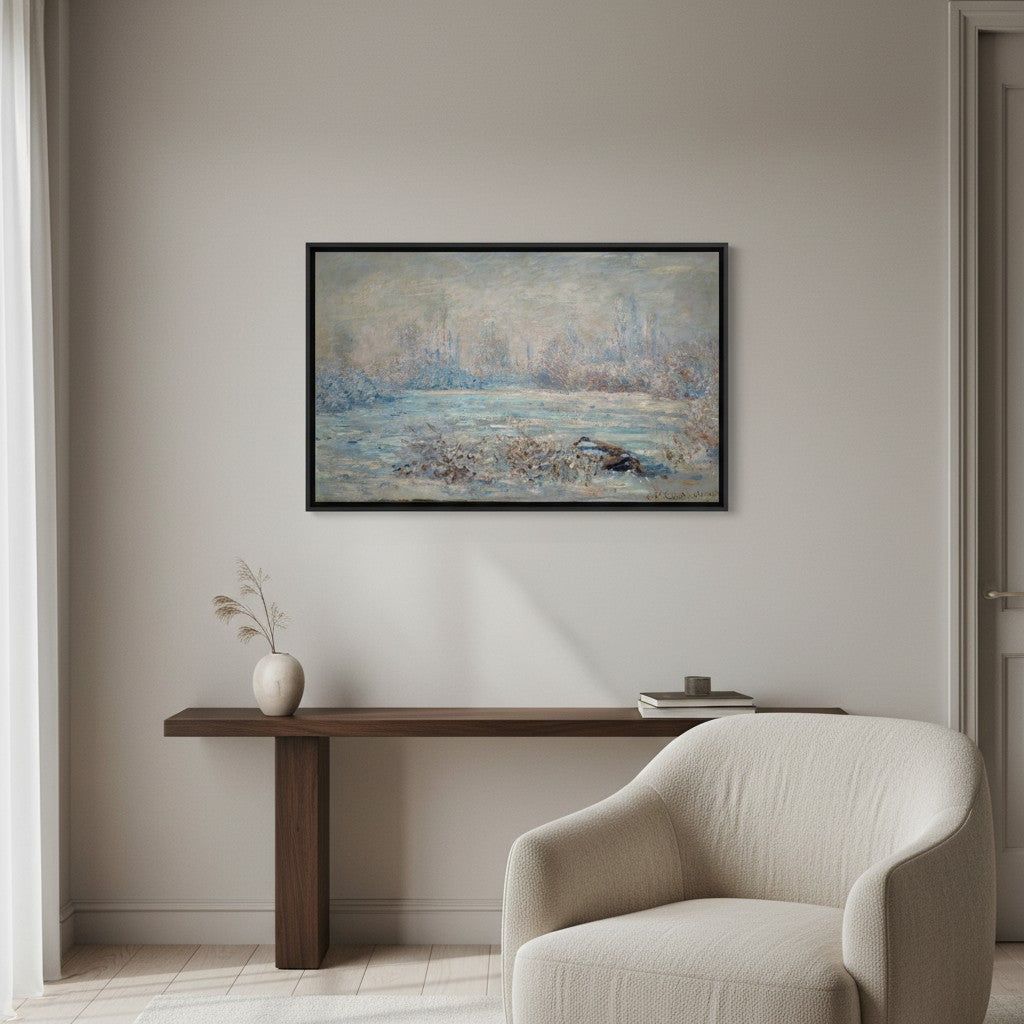 Rauhreif bei Vétheuil | Claude Monet