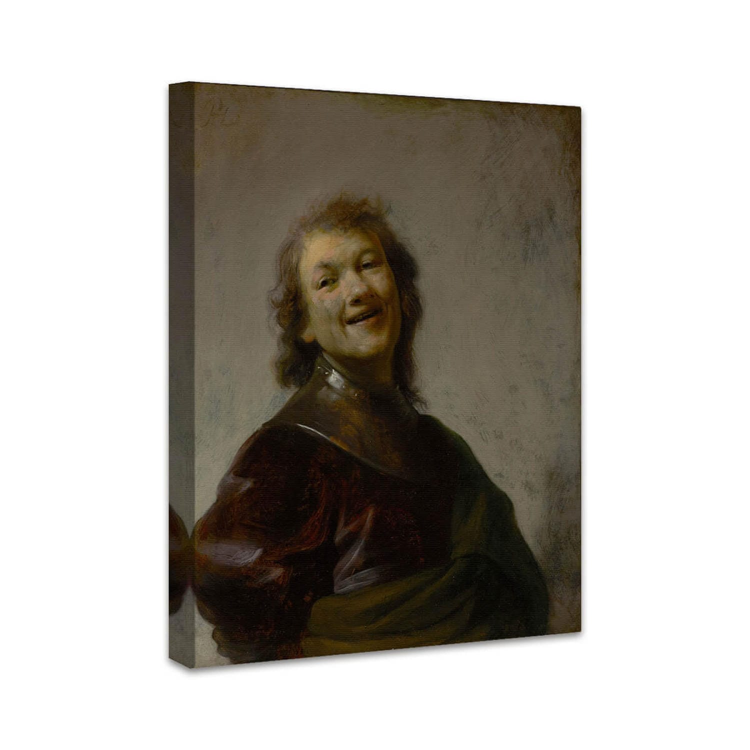 Rembrandt lachend | Rembrandt van Rijn