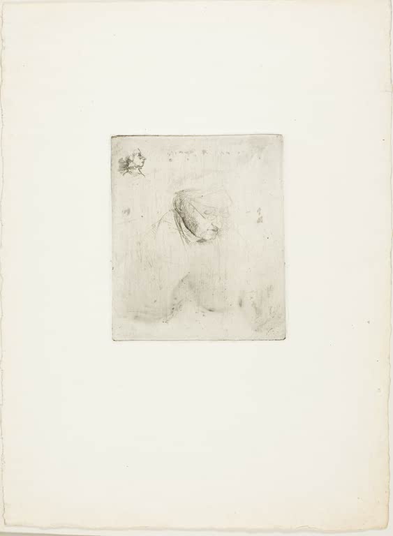 Kunstdruck des Gemäldes René-Hilaire De Gas, Großvater des Künstlers von Edgar Degas, handgefertigt in Deutschland
