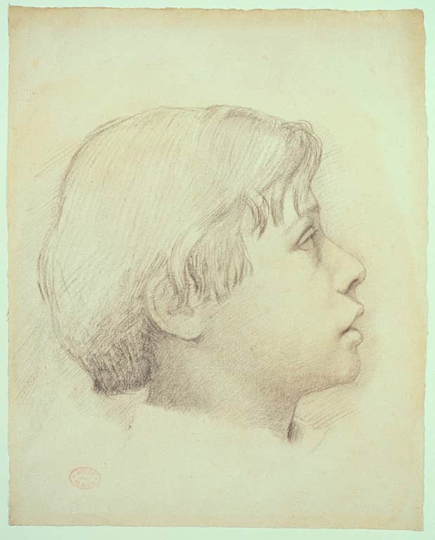Kunstdruck von „René de Gas“ von Edgar Degas, handgefertigt in Deutschland als Leinwand oder Poster erhältlich