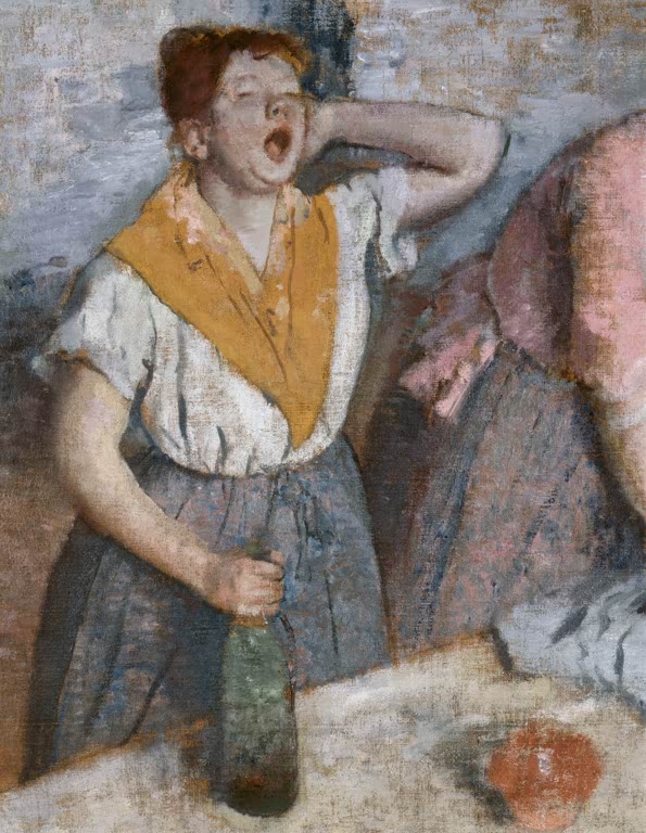 Kunstdruck von „Repasseuses“ von Edgar Degas, handgefertigt in Deutschland als Leinwand oder Poster erhältlich
