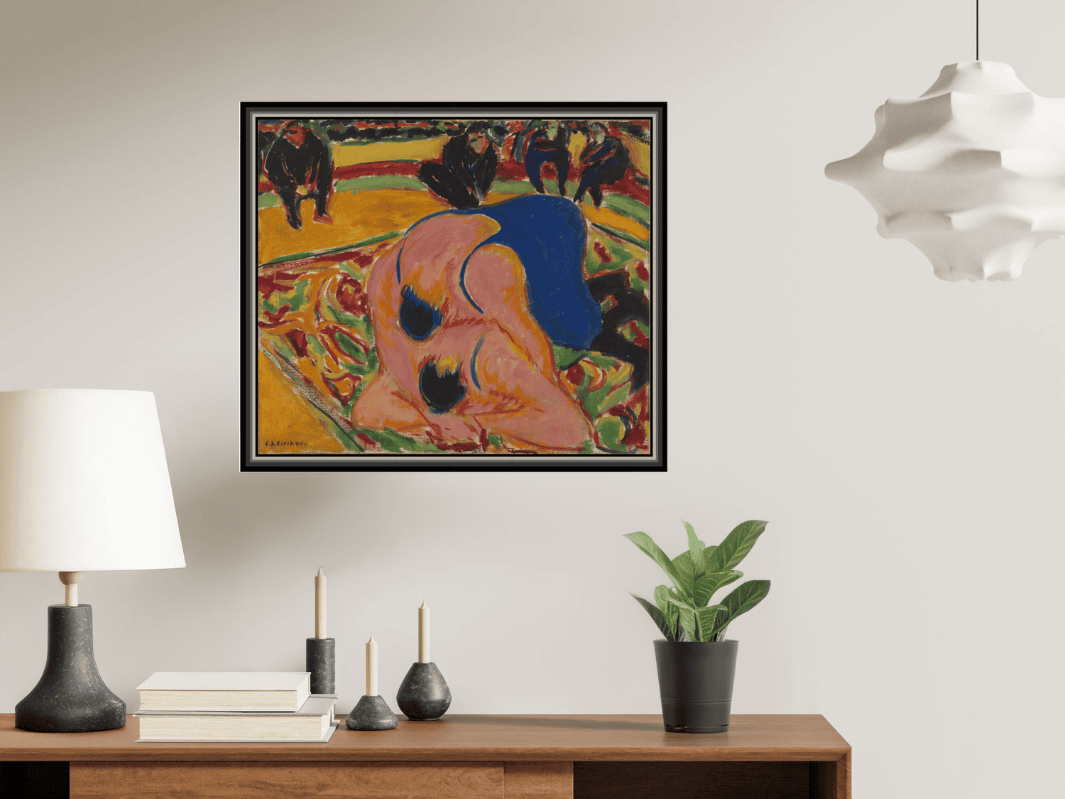 Ringer im Zirkus | Ernst Ludwig Kirchner