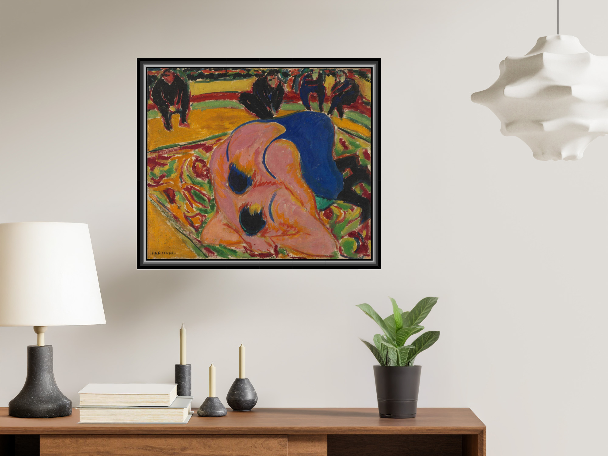 Ringer im Zirkus | Ernst Ludwig Kirchner
