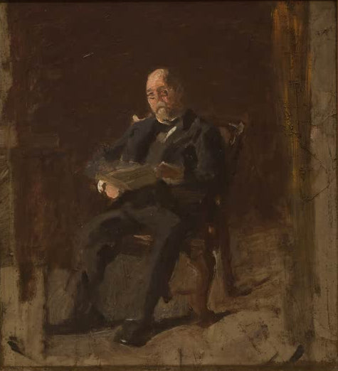 Kunstdruck des Gemäldes Robert M. Lindsay von Thomas Eakins, handgefertigt in Deutschland