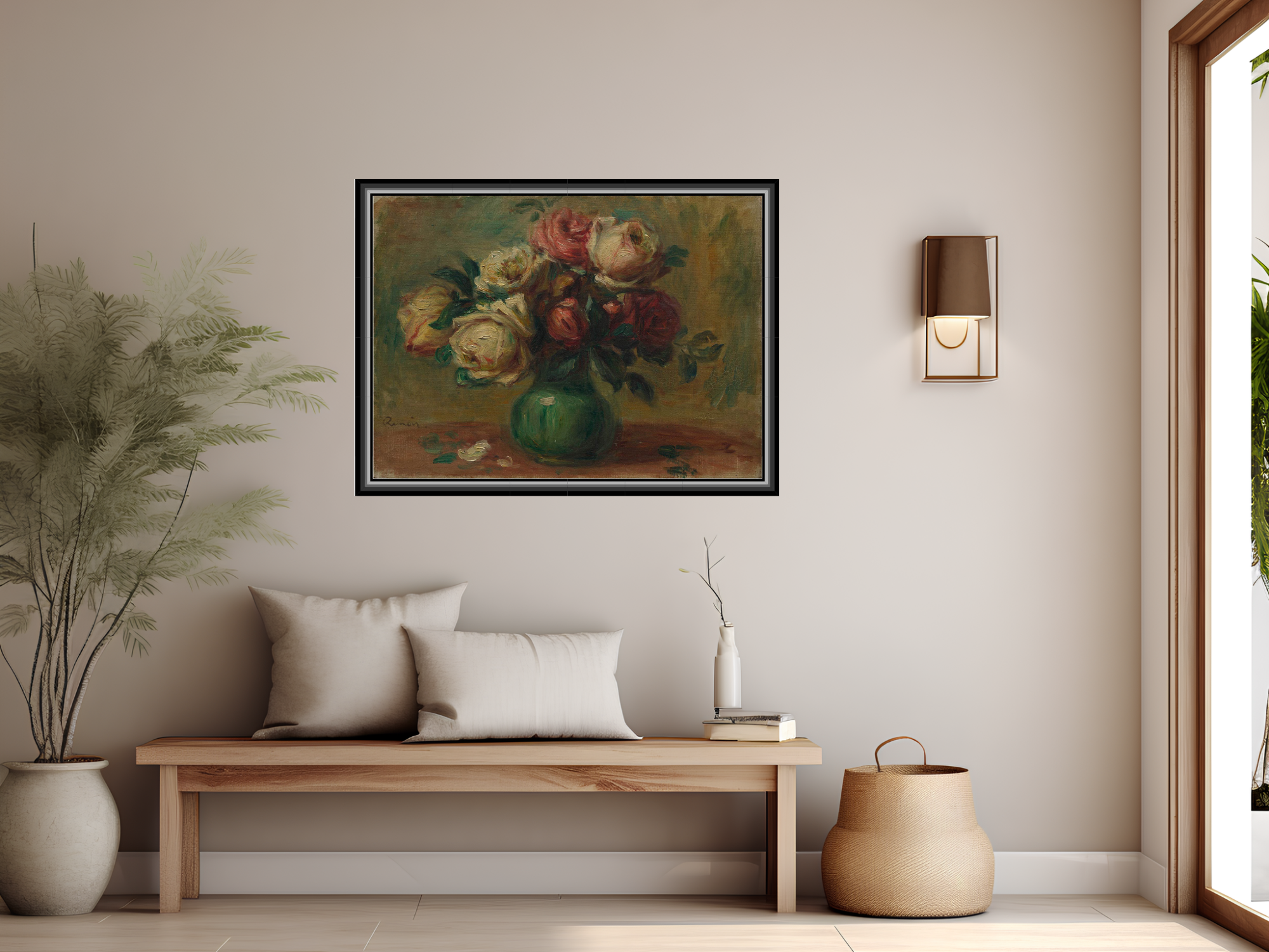 Rosen in einer Vase | Pierre-Auguste Renoir