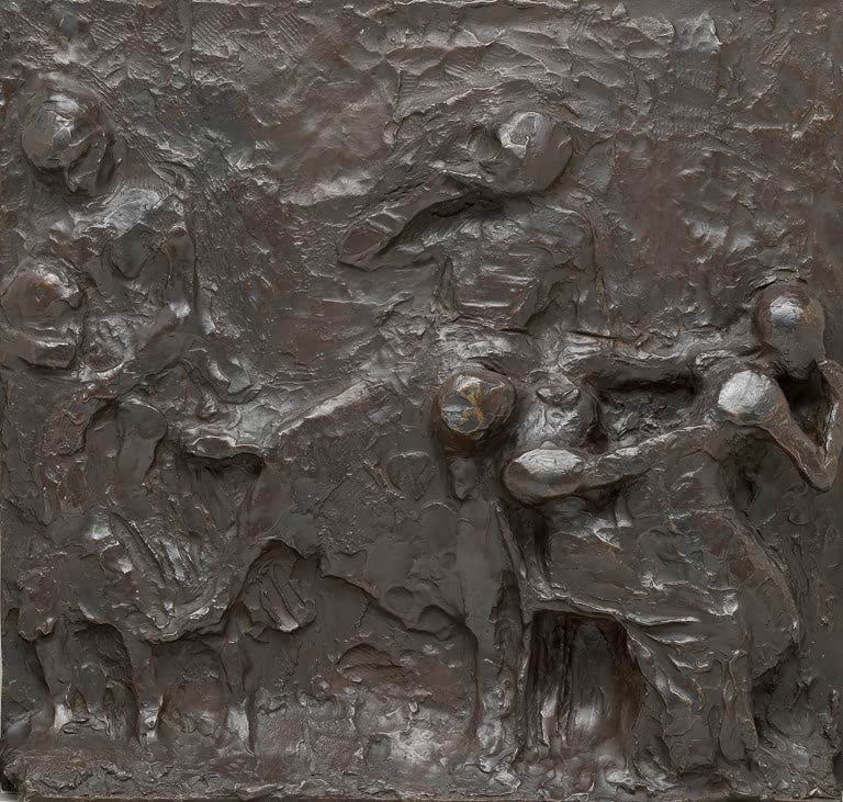 Kunstdruck des Gemäldes Rosenkind von Edgar Degas mit der Darstellung eines Kindes im Zusammenhang mit Rosen.