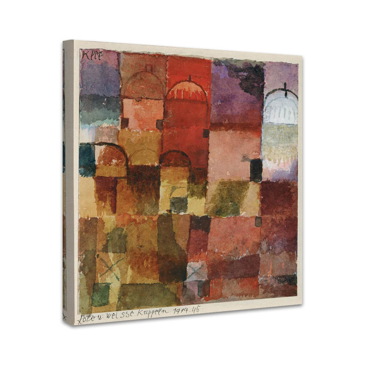 Rote und weiße Kuppeln | Paul Klee