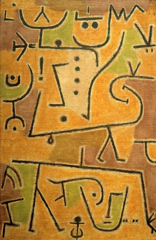 Kunstdruck „Rote Weste“ von Paul Klee, handgefertigt in Deutschland