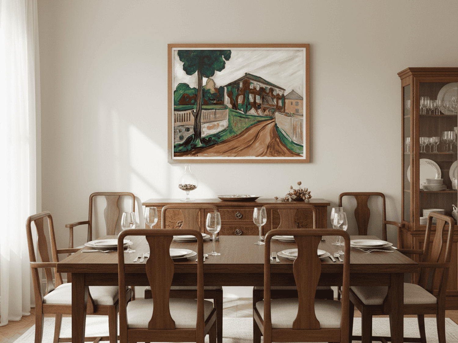 Roter Wilder Wein | Edvard Munch