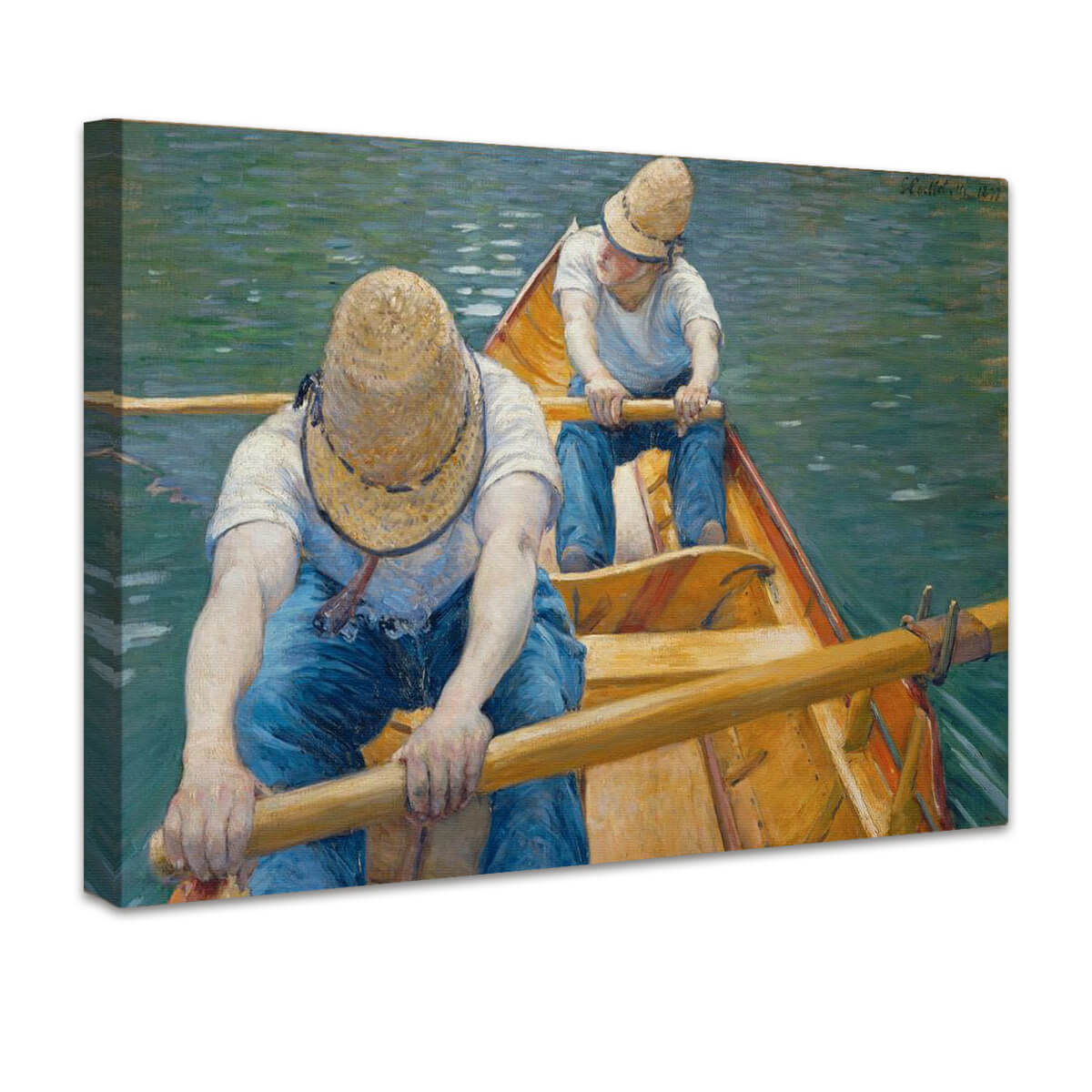 Ruderer auf der Yerres | Gustave Caillebotte