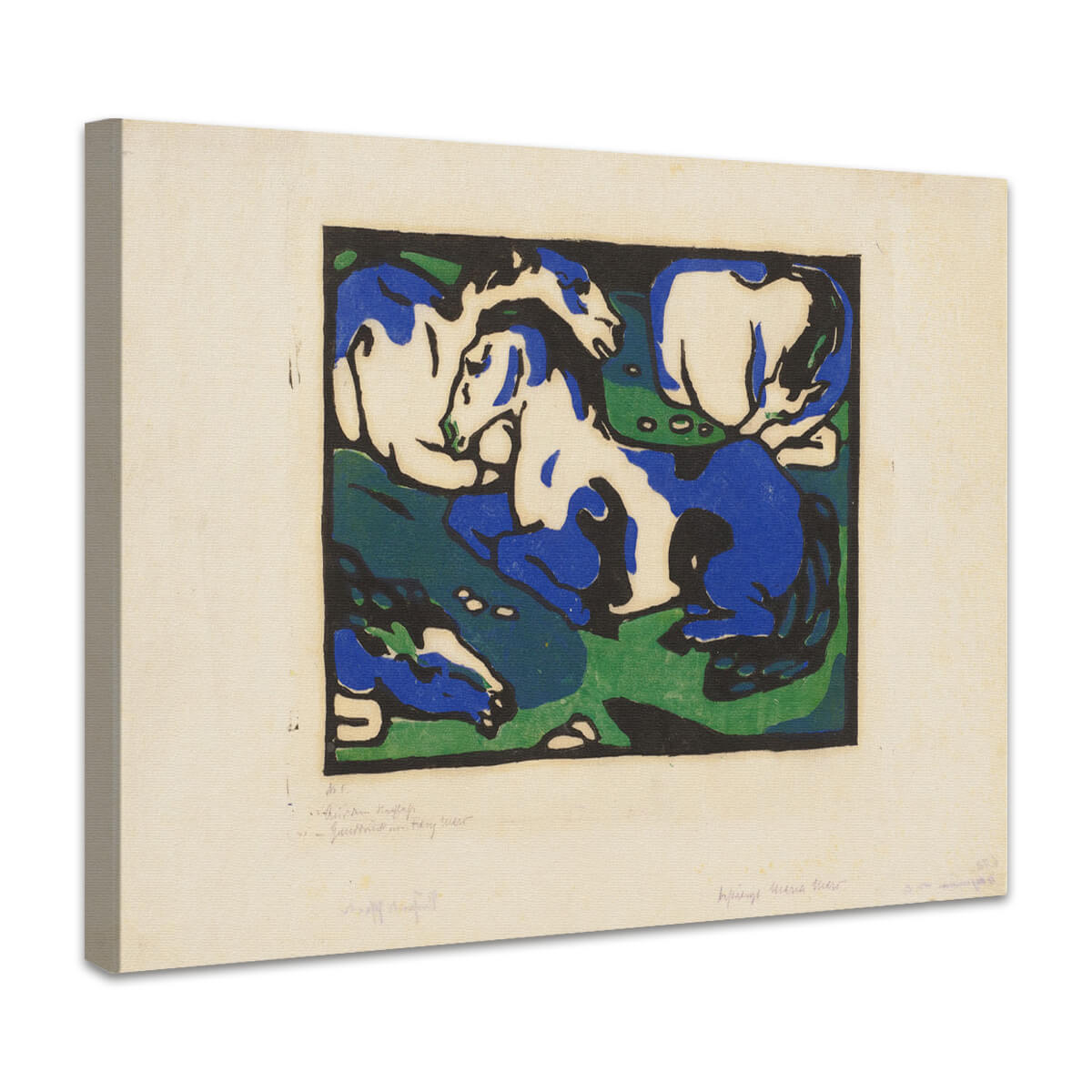Ruhende Pferde | Franz Marc