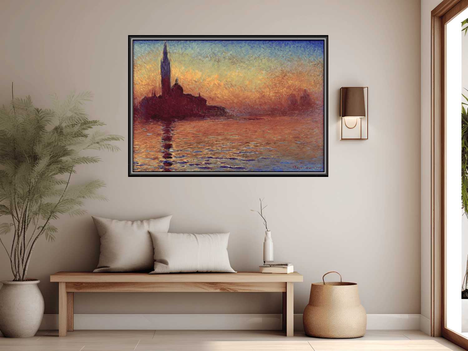 San Giorgio Maggiore bei Dämmerung | Claude Monet