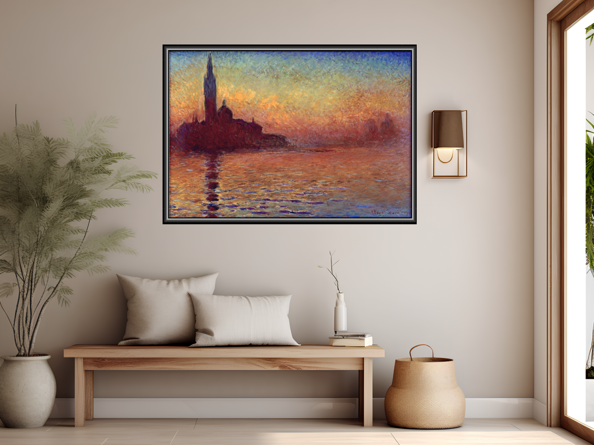 San Giorgio Maggiore bei Dämmerung | Claude Monet