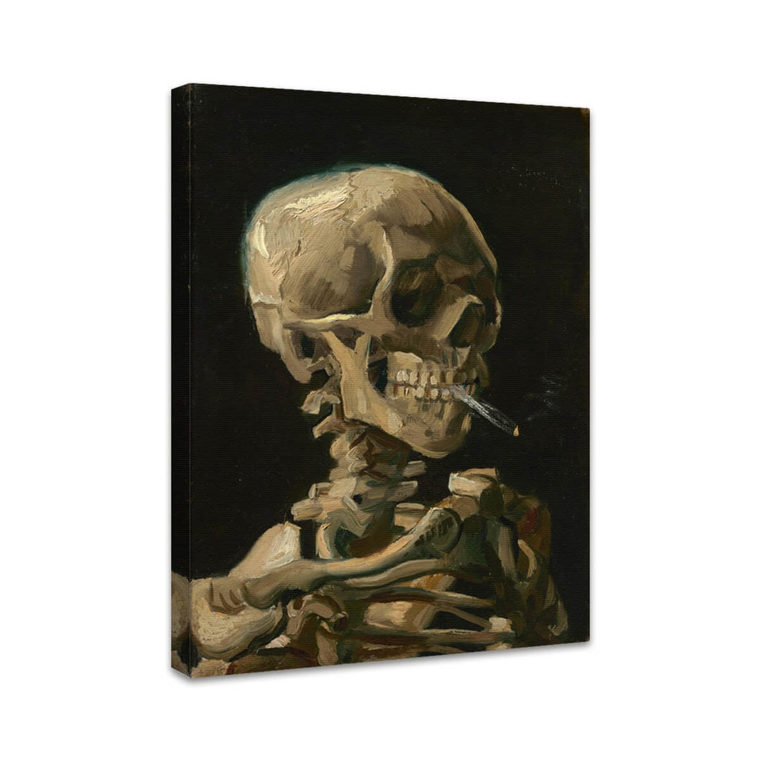 Schädel mit brennender Zigarette | Vincent van Gogh