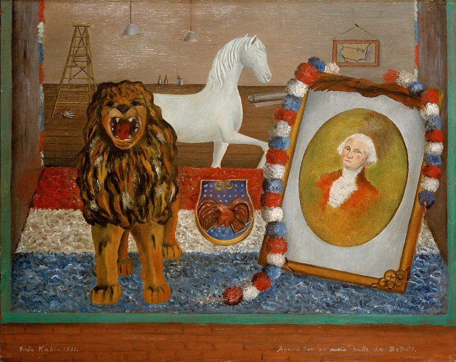Schaufenster in Detroit von Frida Kahlo als Kunstdruck