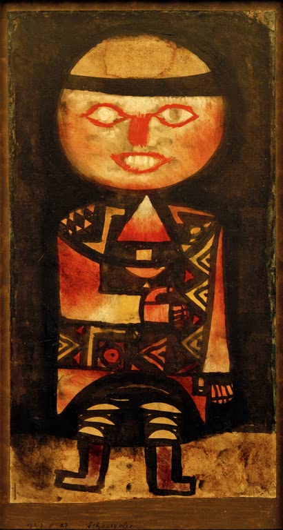 Kunstdruck „Schauspieler“ von Paul Klee, handgefertigt in Deutschland