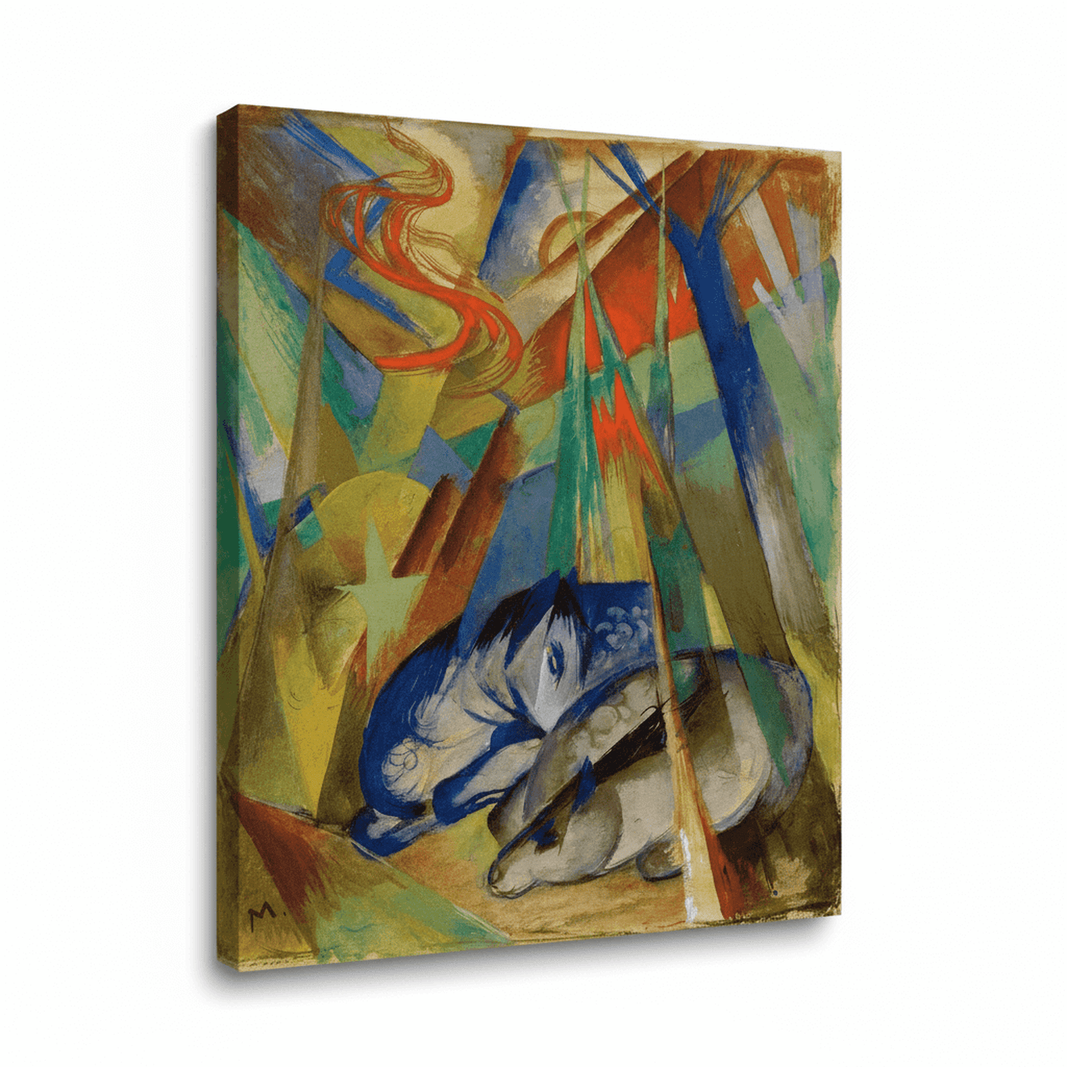 Schlafende Tiere | Franz Marc