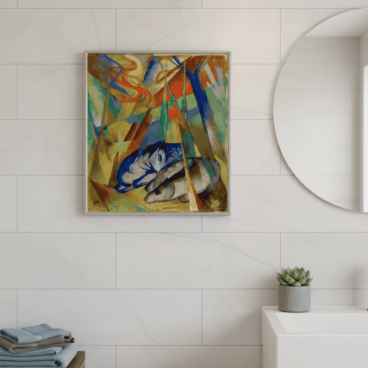 Schlafende Tiere | Franz Marc