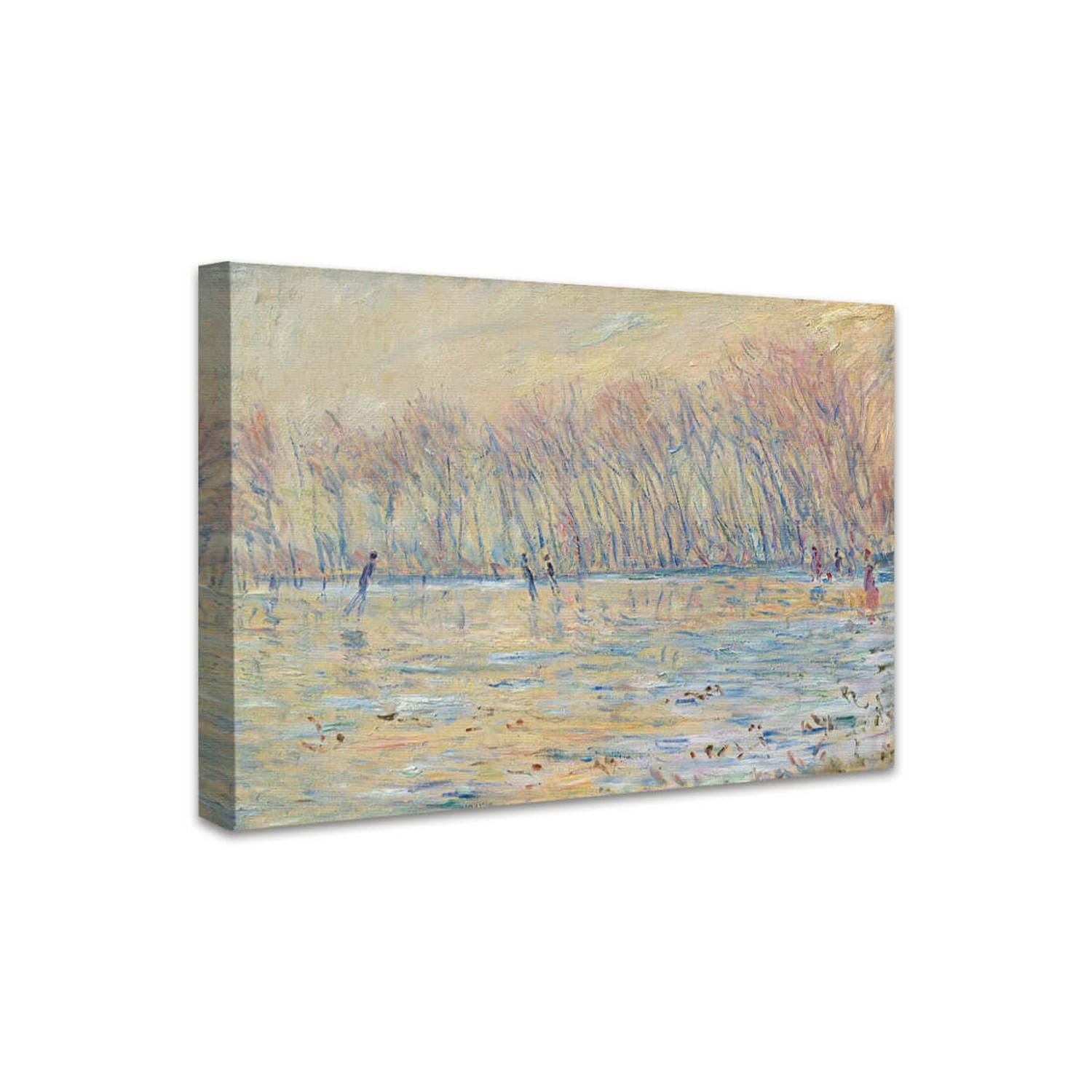 Schlittschuhläufer in Giverny | Claude Monet