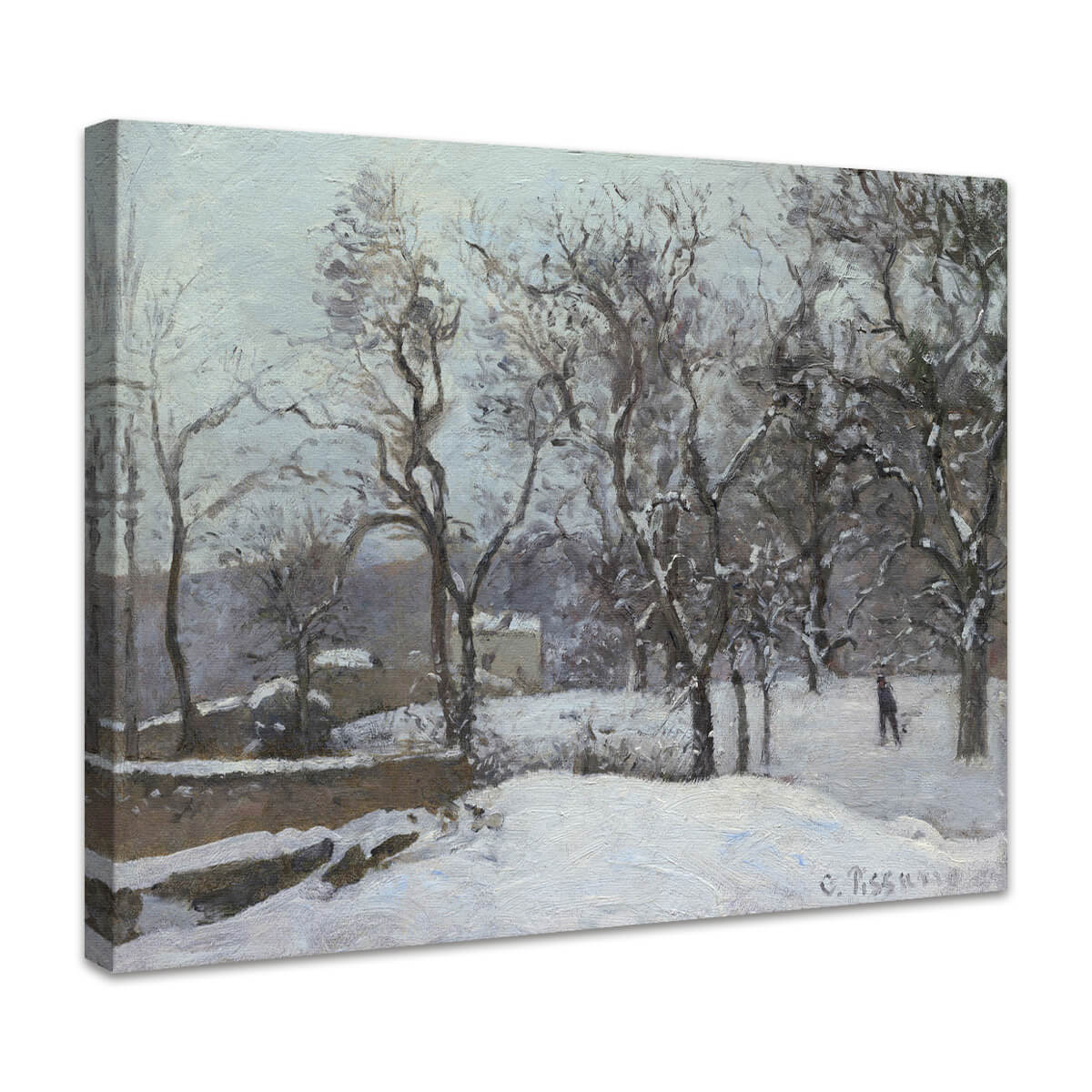 Schnee in Louveciennes | Camille Pissarro