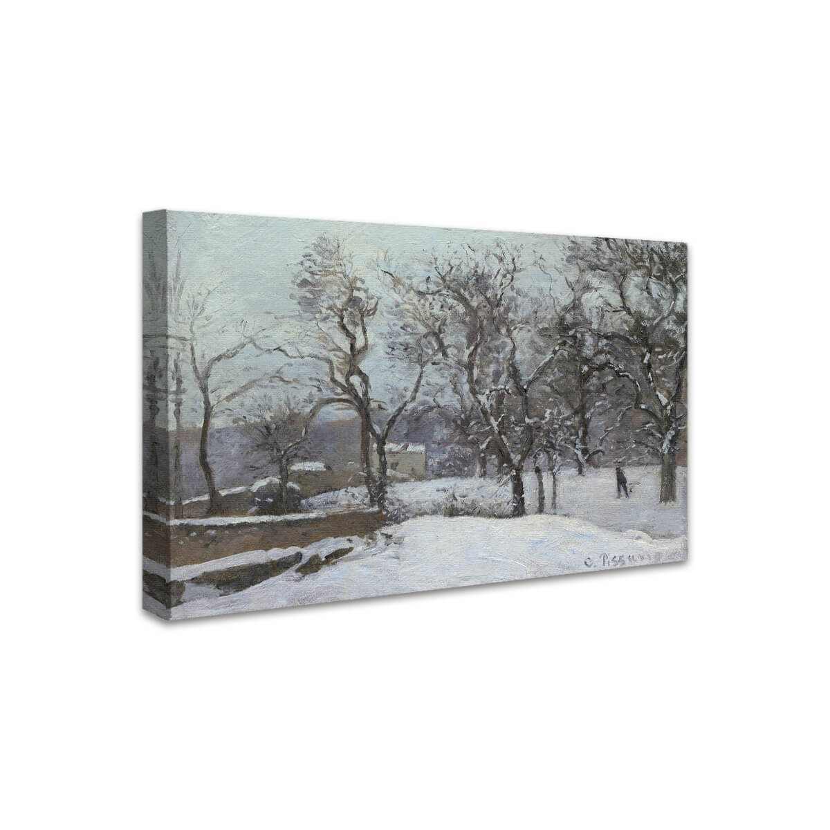 Schnee in Louveciennes | Camille Pissarro