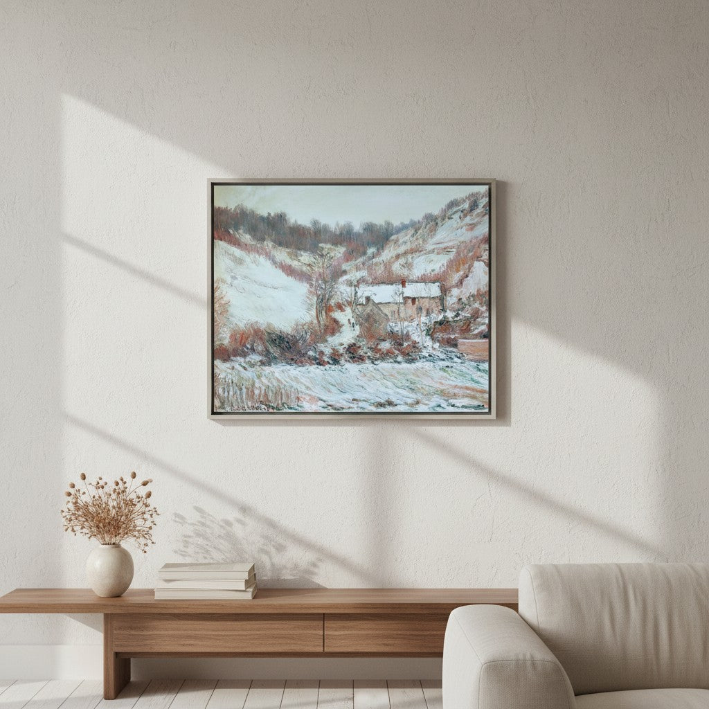Schneestimmung bei Falaise | Claude Monet