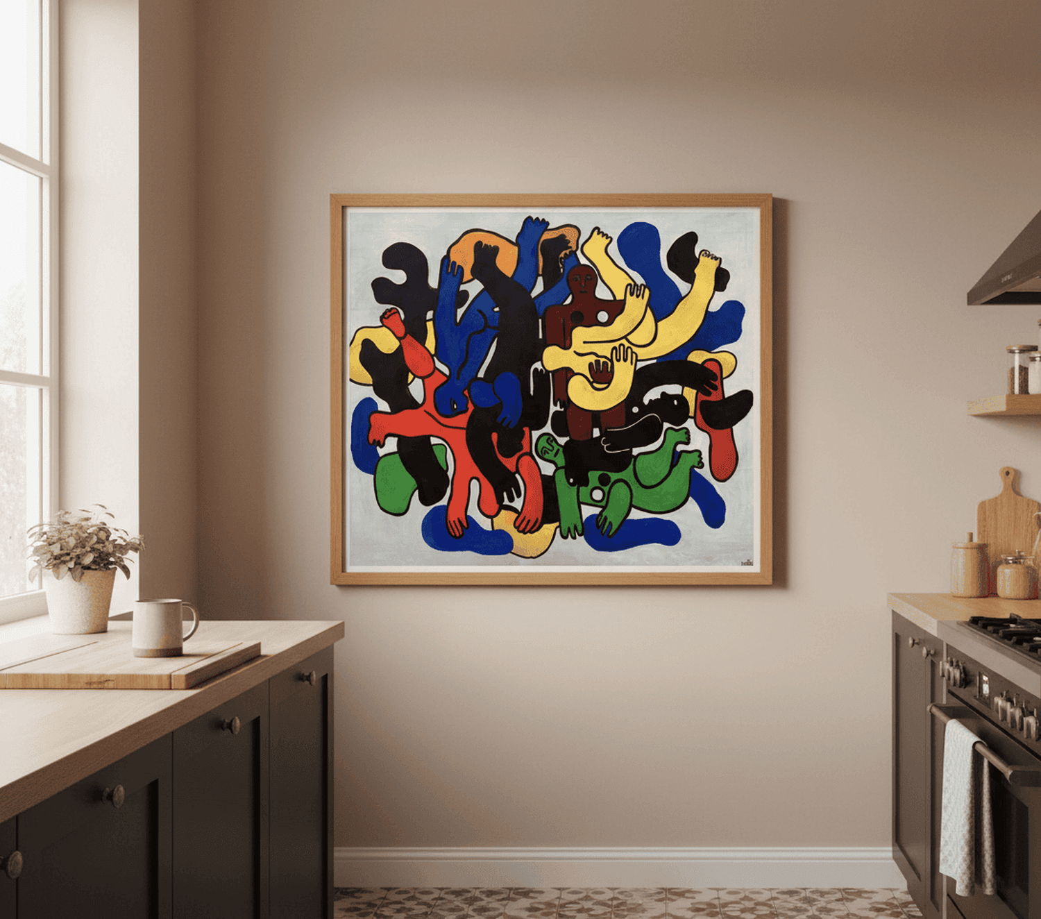 Schwarze Taucher in Groß | Fernand Léger