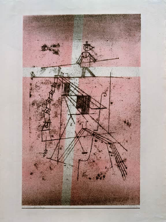 Kunstdruck „Seiltänzer II“ von Paul Klee, handgefertigt in Deutschland