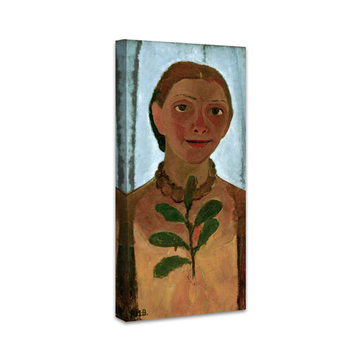 Selbstbildnis mit Kamelienzweig | Paula Modersohn-Becker