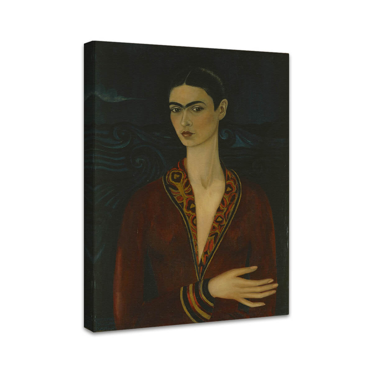 Selbstbildnis mit Samtkleid | Frida Kahlo