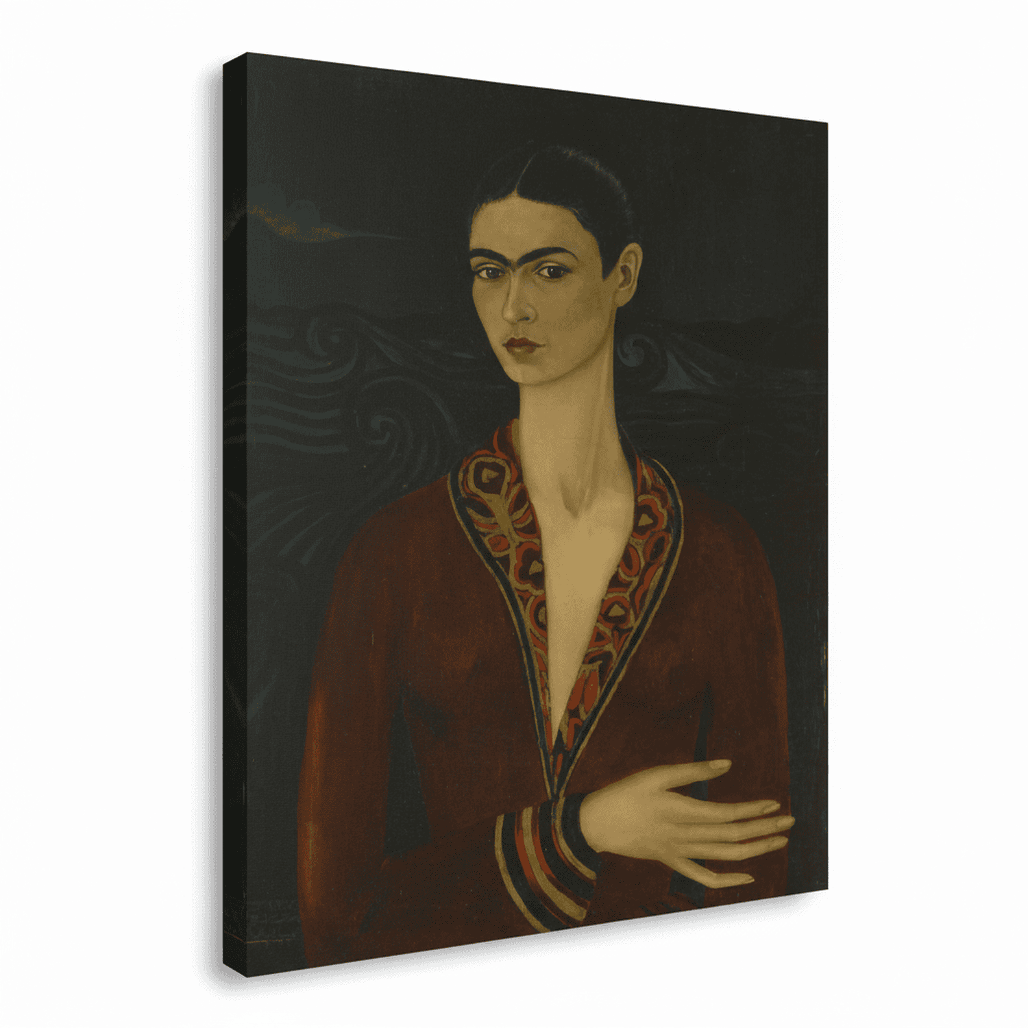 Selbstbildnis mit Samtkleid | Frida Kahlo