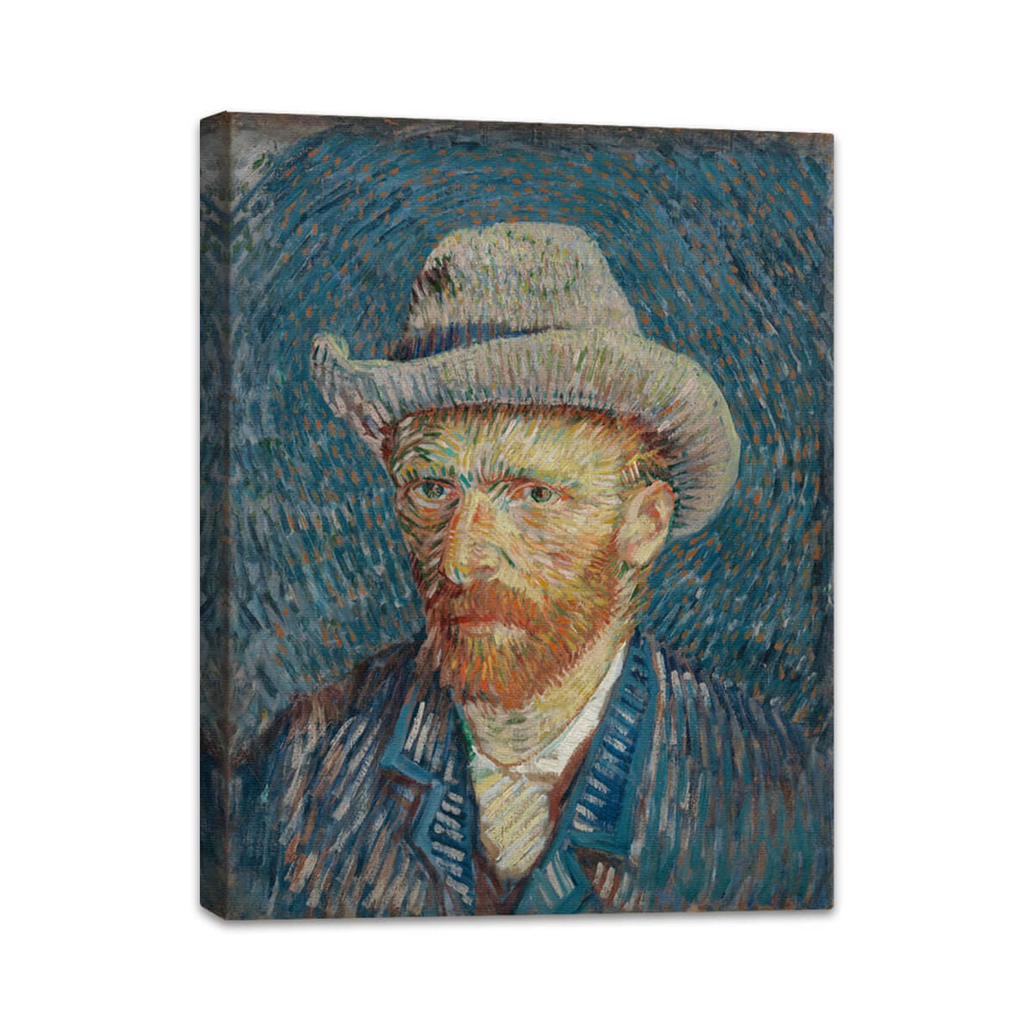 Selbstbildnis mit grauem Filzhut | Vincent van Gogh