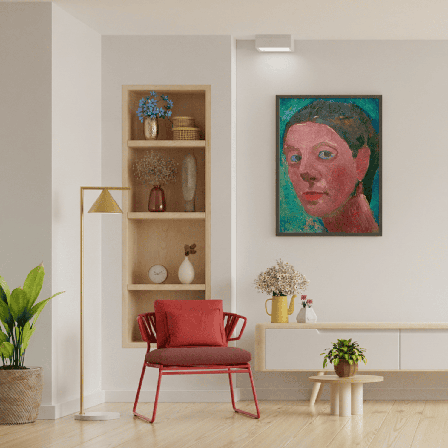 Selbstbildnis nach halblinks | Paula Modersohn-Becker