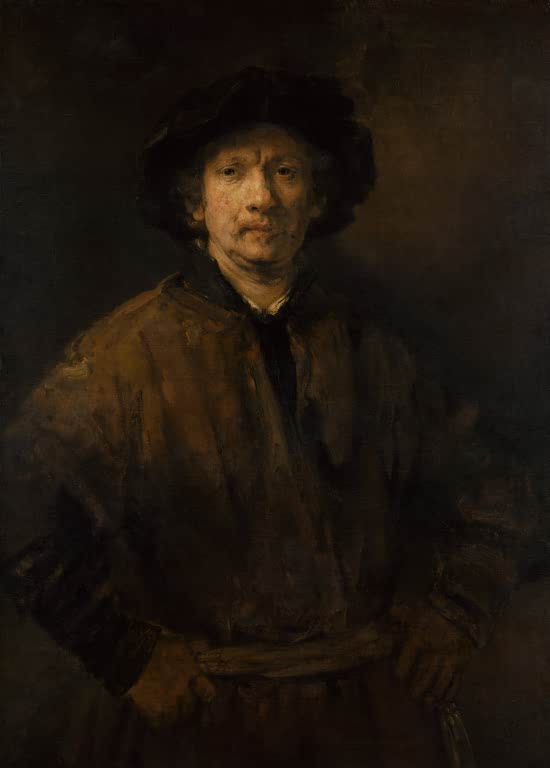 Kunstdruck Selbstbildnis III von Rembrandt van Rijn