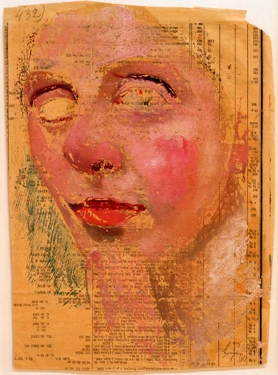 Kunstdruck des Gemäldes Selbstbildnis, die rechte Hand am Kinn von Paula Modersohn-Becker mit einem Porträt der Künstlerin, die ihre rechte Hand am Kinn hält.