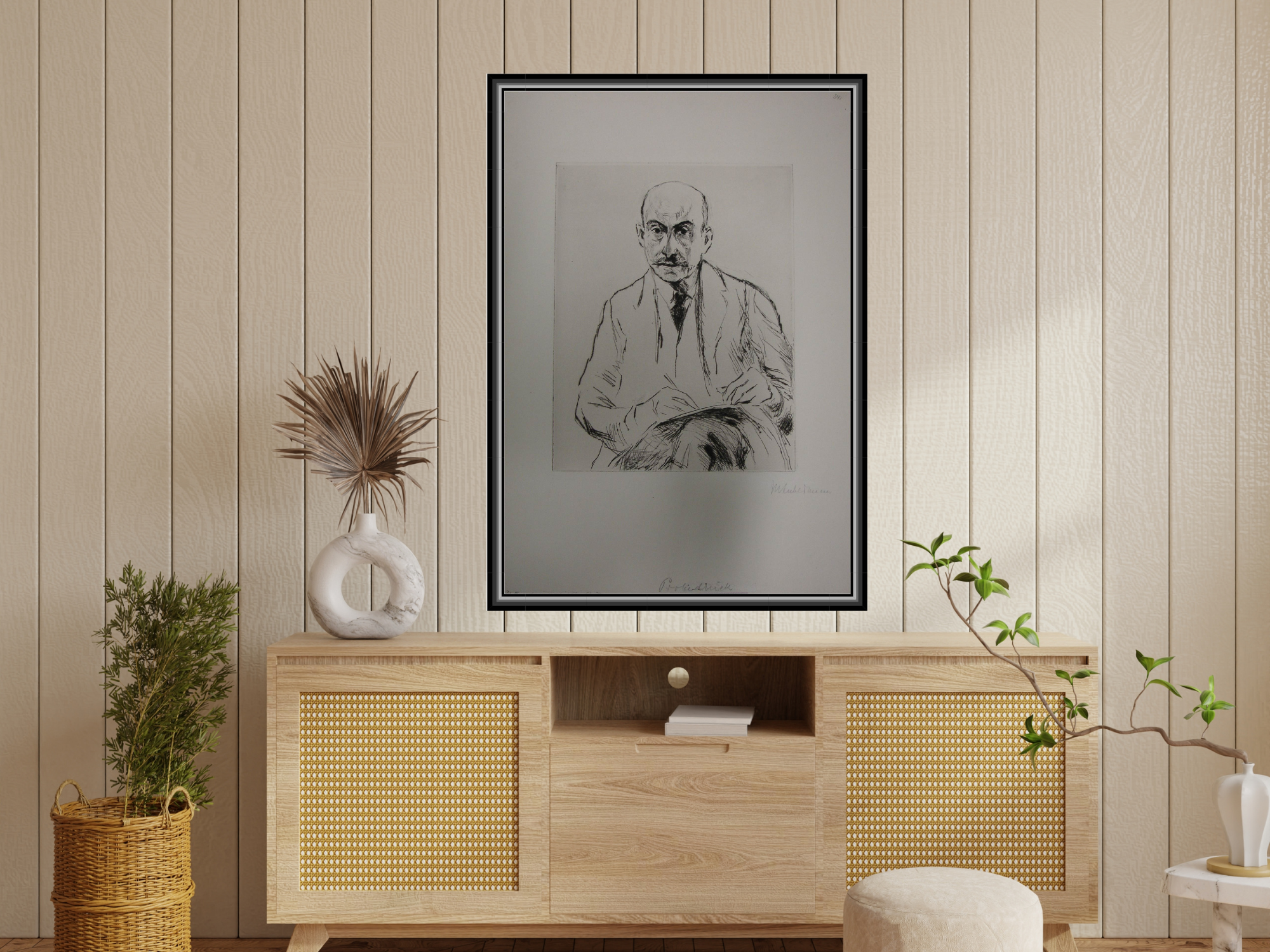 Selbstbildnis als 70-jähriger | Max Liebermann