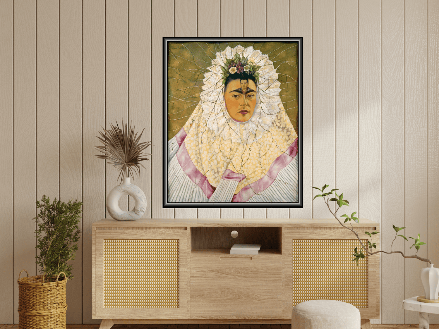 Selbstbildnis als Tehuana oder Diego in meinen Gedanken | Frida Kahlo