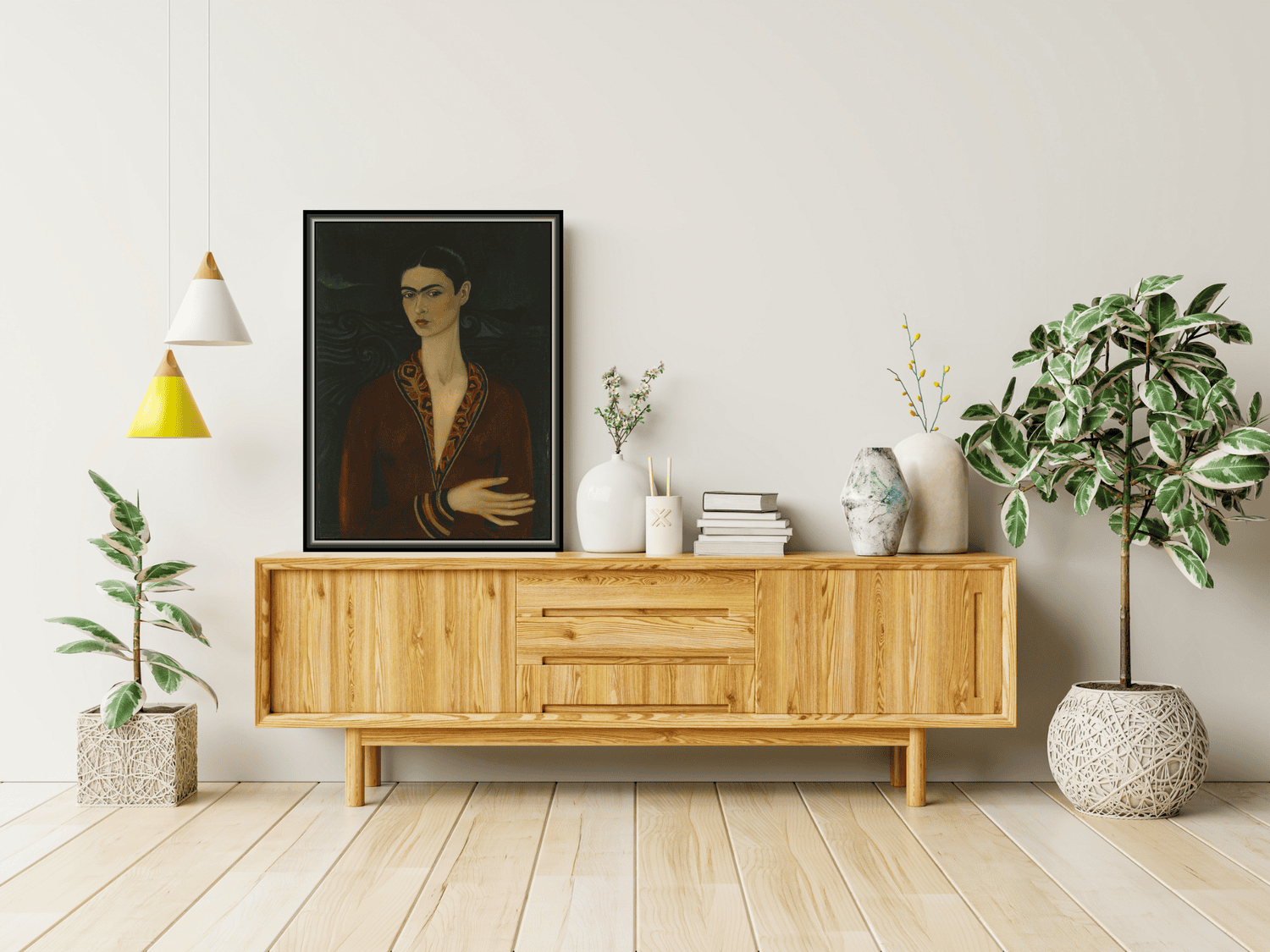 Selbstbildnis mit Samtkleid | Frida Kahlo