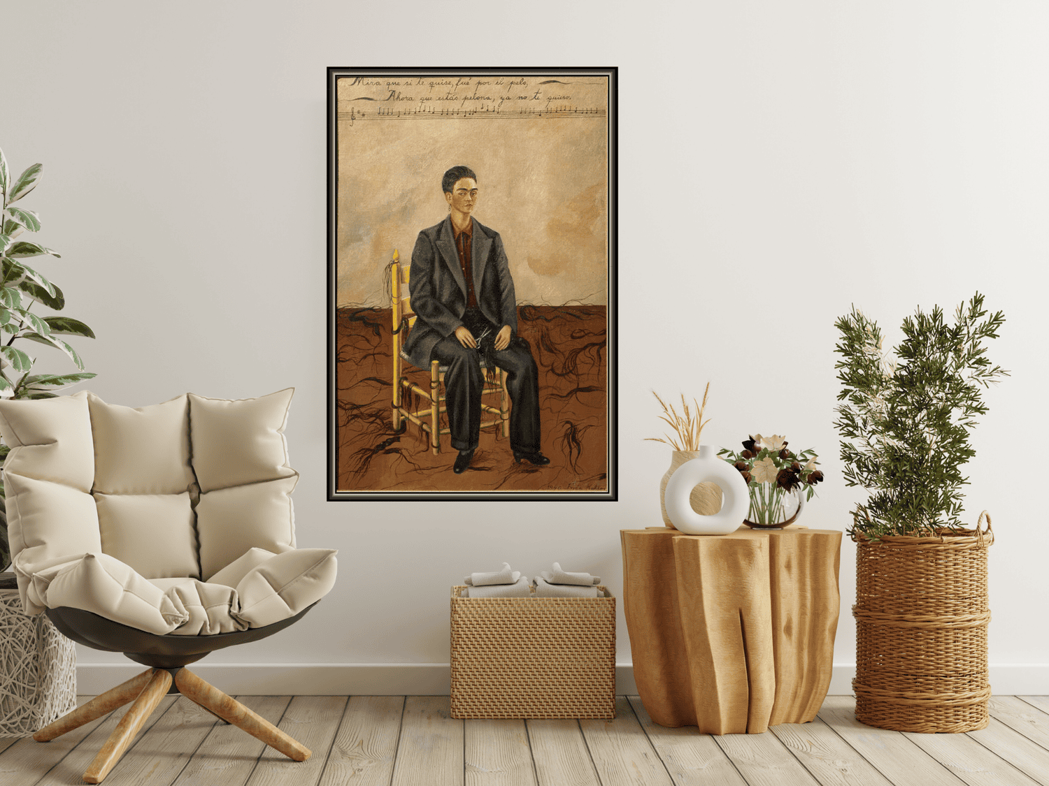 Selbstbildnis mit abgeschnittenem Haar | Frida Kahlo