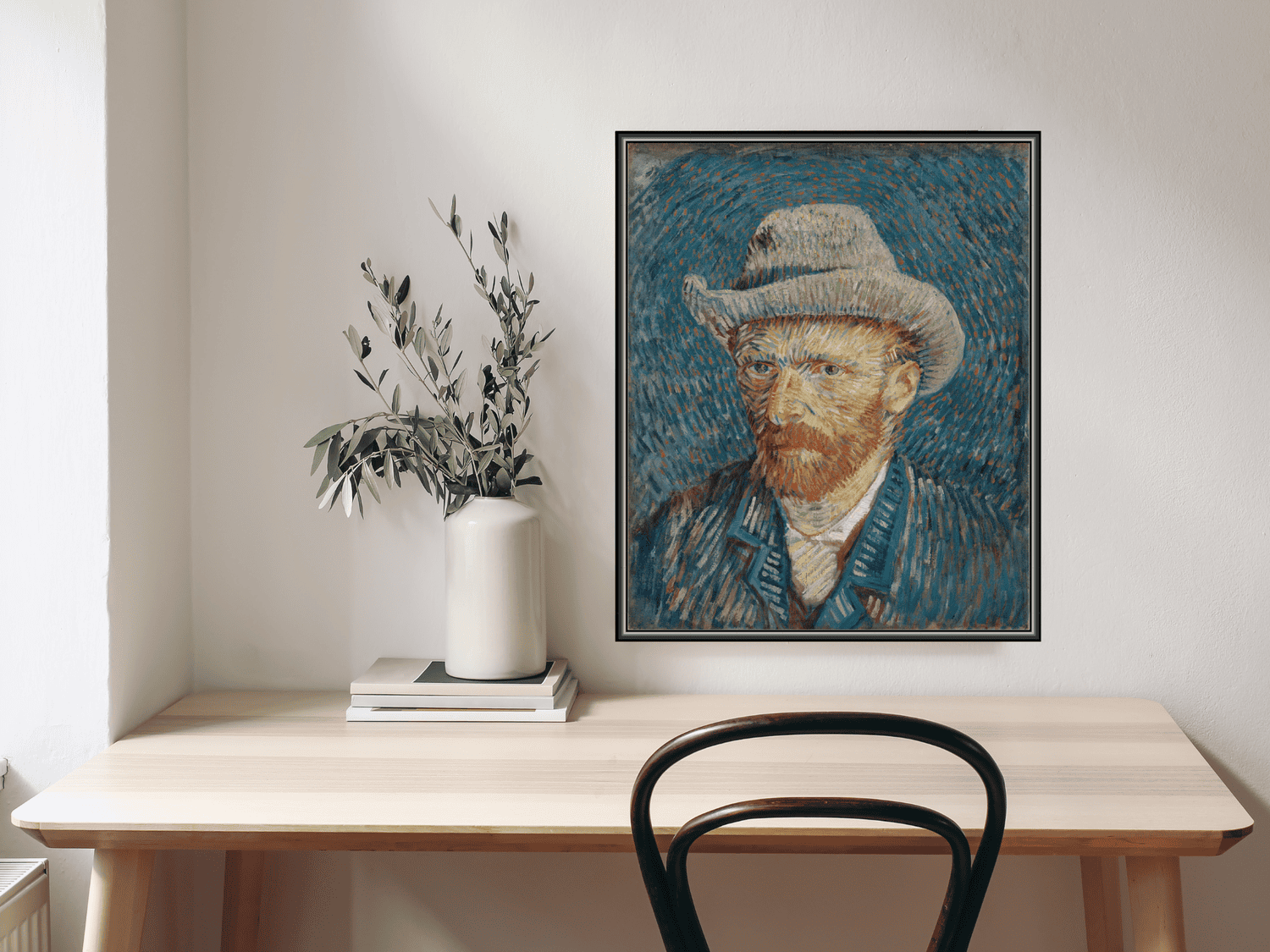 Selbstbildnis mit grauem Filzhut | Vincent van Gogh